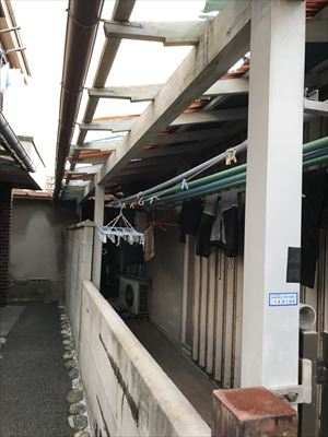 堺市西区津久野 波板張替え　現地調査
