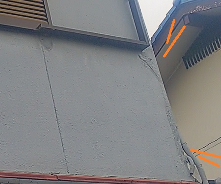 外壁クラック　タッチアップ補修