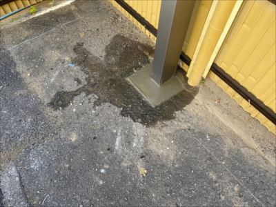 柱　基礎モルタル完了