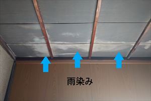 雨漏り・2F和室