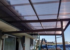 波板張替え完了