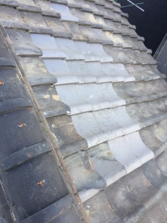 平瓦差替え状況