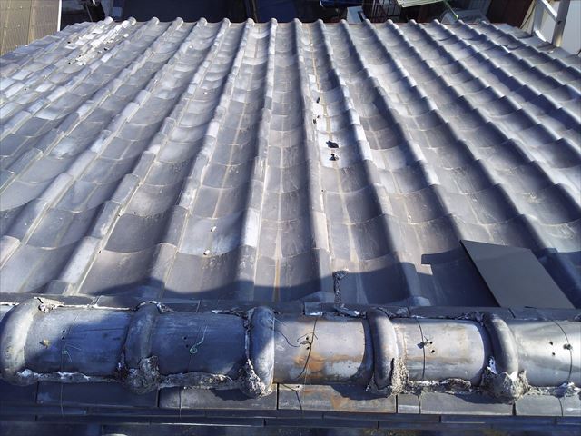 瓦屋根不良状況