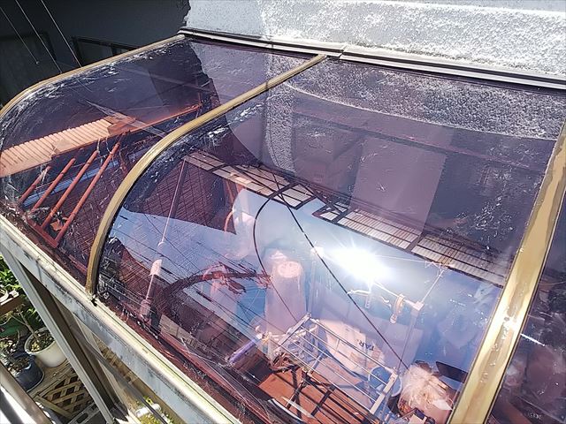 ポリカーボネート板取付け