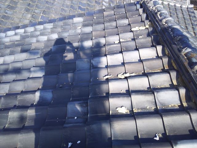 瓦屋根不良状況