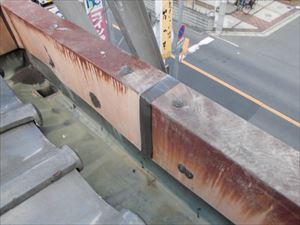 笠木　ジョイントコーキング