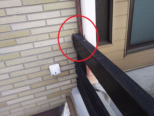 バルコニー手摺不具合
