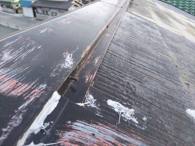棟板不良ヵ所