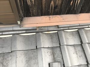 瓦ズレ　現地調査