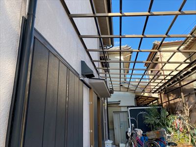 屋根波板　張替前