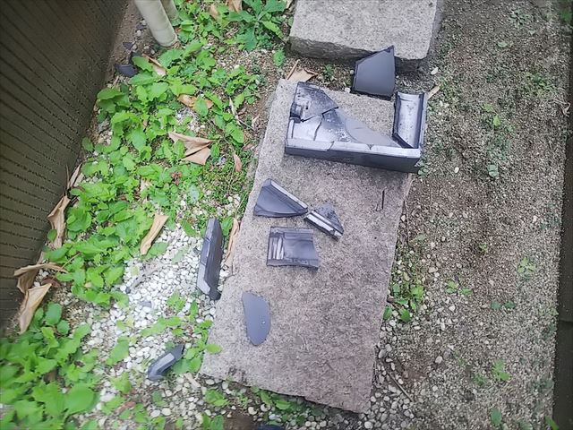 瓦　剥がれ落ち