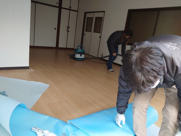 耐震改修　リフォーム　工事後の清掃