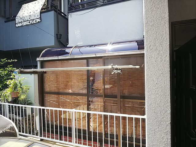 サンルーム屋根張替え完了