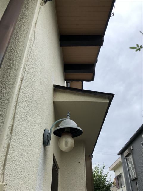 雨漏れ状況　外部