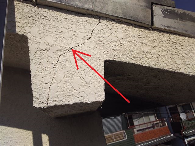 破風部分不良状況