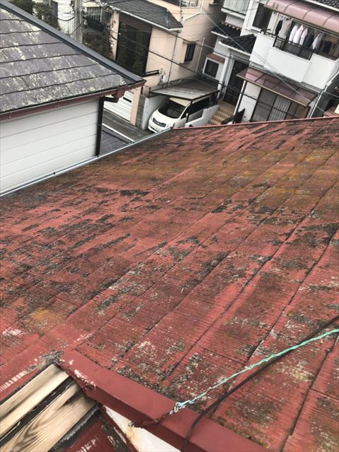 和泉市　屋根劣化
