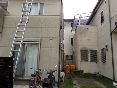 調査　外壁　全景