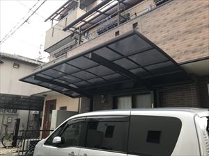 カーポート　現地調査