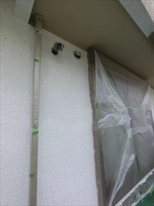 外壁　下塗り完了