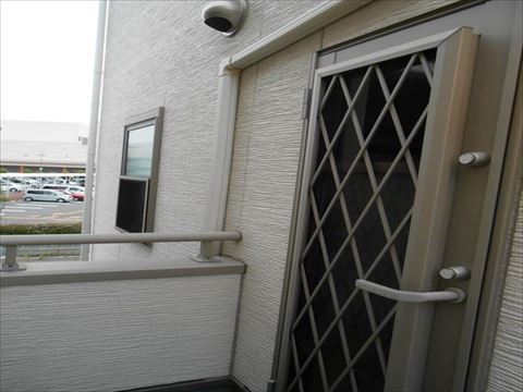 ベランダ屋根の取付け