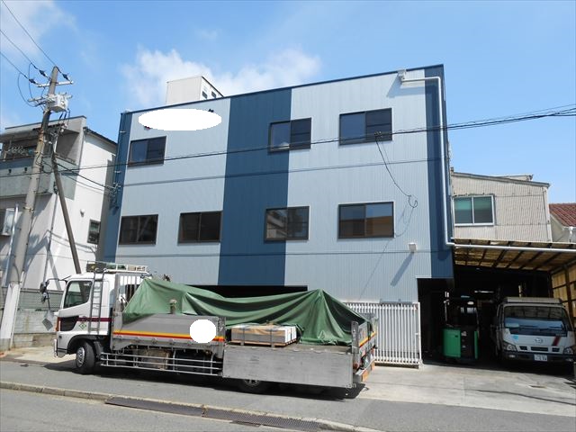 南側正面仕上り