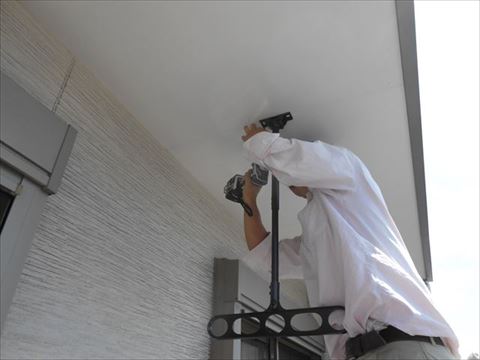 物干し金物取付け状況