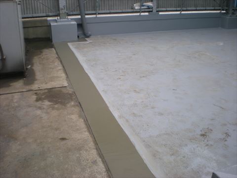 溝閉鎖塞ぎ完了