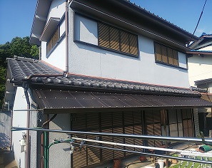 堺市南区　現地調査　瓦屋根