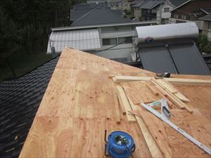 構造用合板貼り