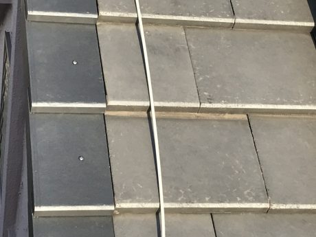 ケラバ差替え・平瓦ズレ補正