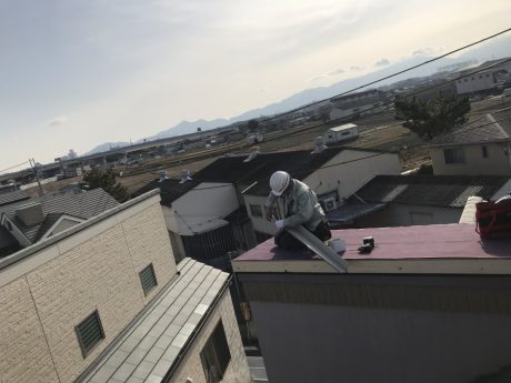 コーナー唐草取付