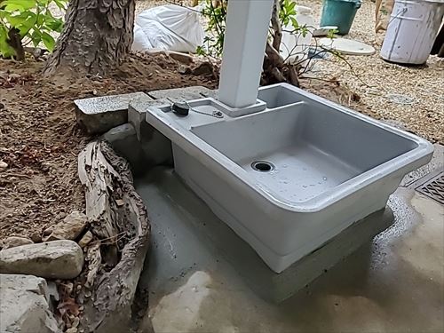 ガーデンパン設置