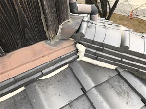 漆喰ズレ　現地調査