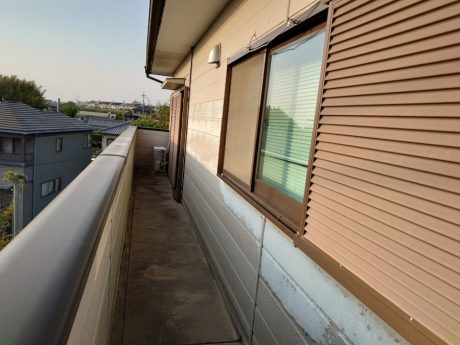 サイディング塗装ムラ状況