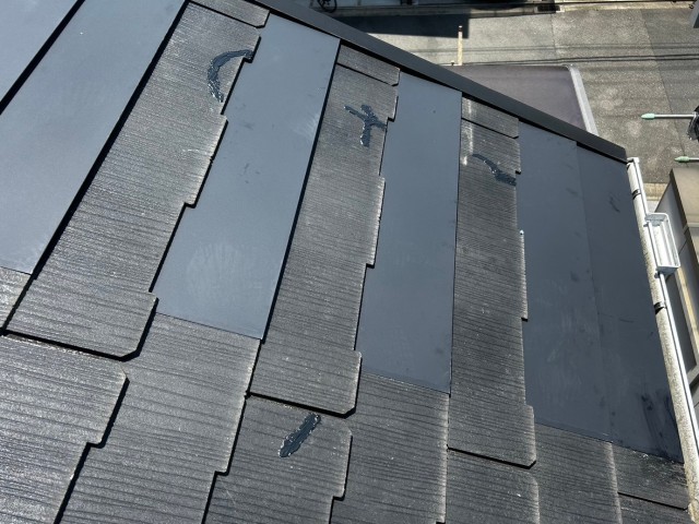 ガルバリウム鋼板取り付け後