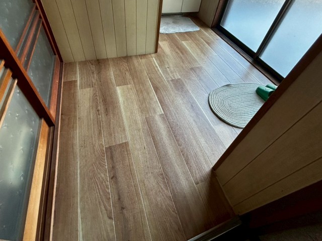 クッションフロア施工後