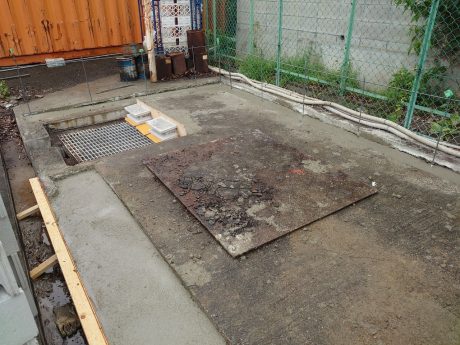 倉庫ベースコンクリート