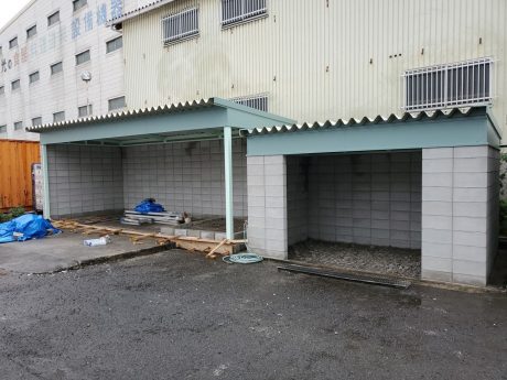 屋根葺き完了