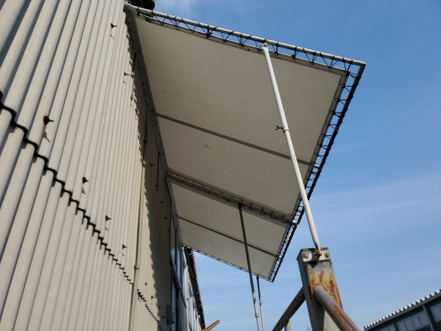 テントシート張り替え前