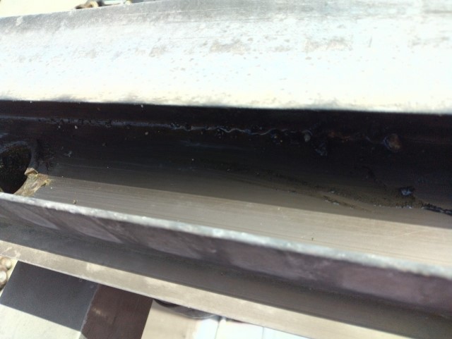 フレームの清掃後