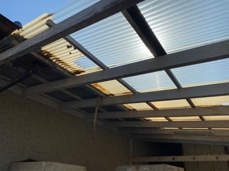 ベランダ波板全面張り替えご提案