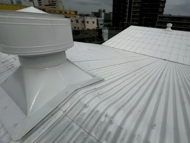 ベンチレーター塗装完了