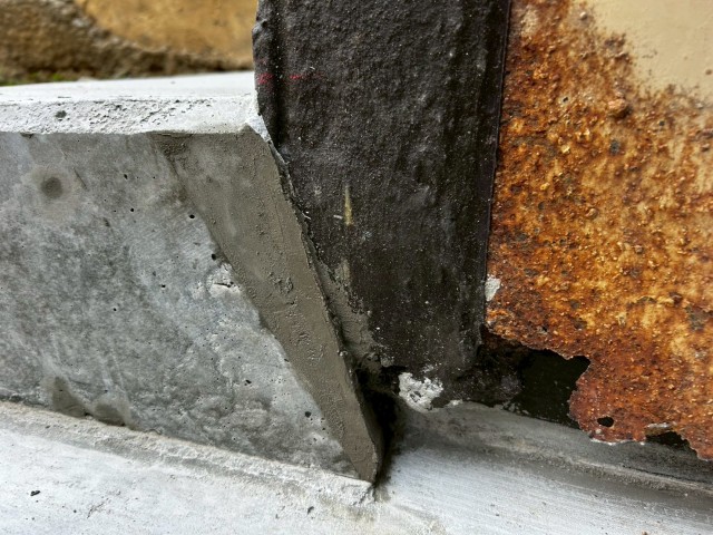 モルタル補修後