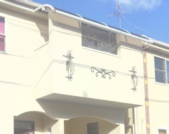 冷蔵庫搬入ができない建物全景