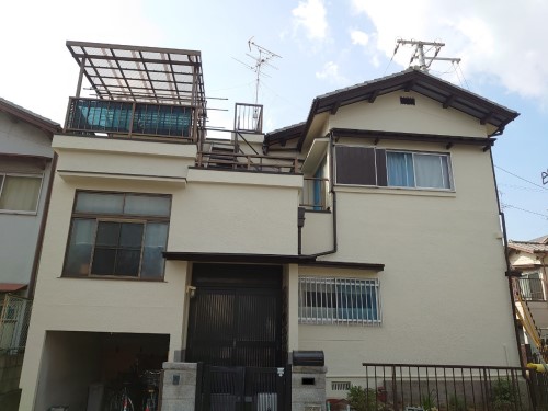 塗装完了　外壁塗装