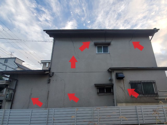 外壁のクラック