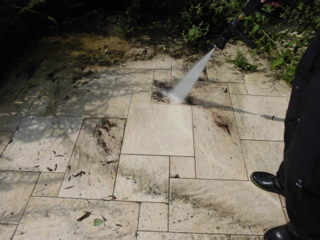 床タイルクリーニング