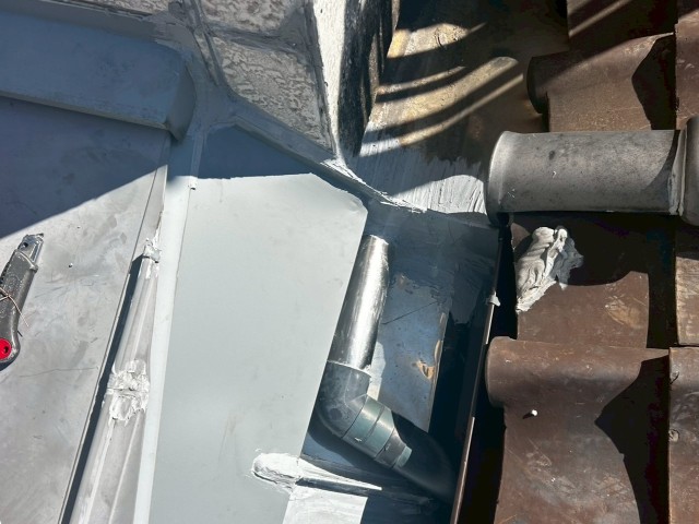 水切り板金新設完了