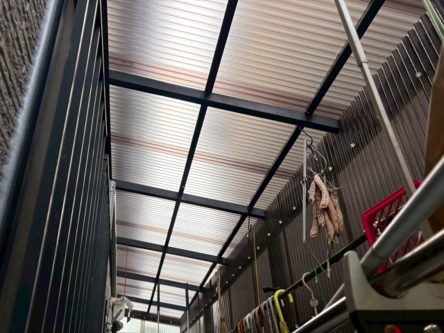 波板張り替え完了