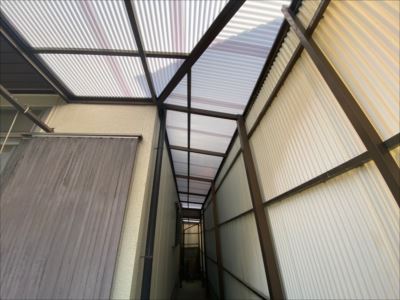 波板張り替え完了